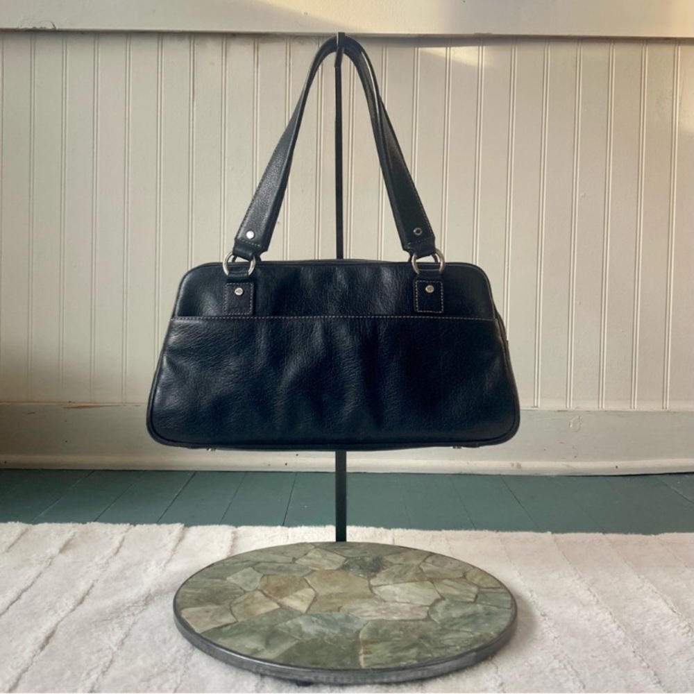 Kate Spade Vintage Large Baguette Bag Black Leather